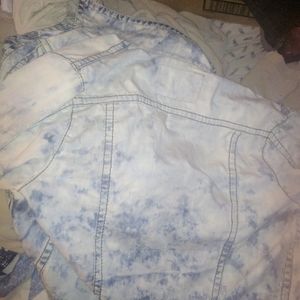True religion xl acid wash jacket to match jeans